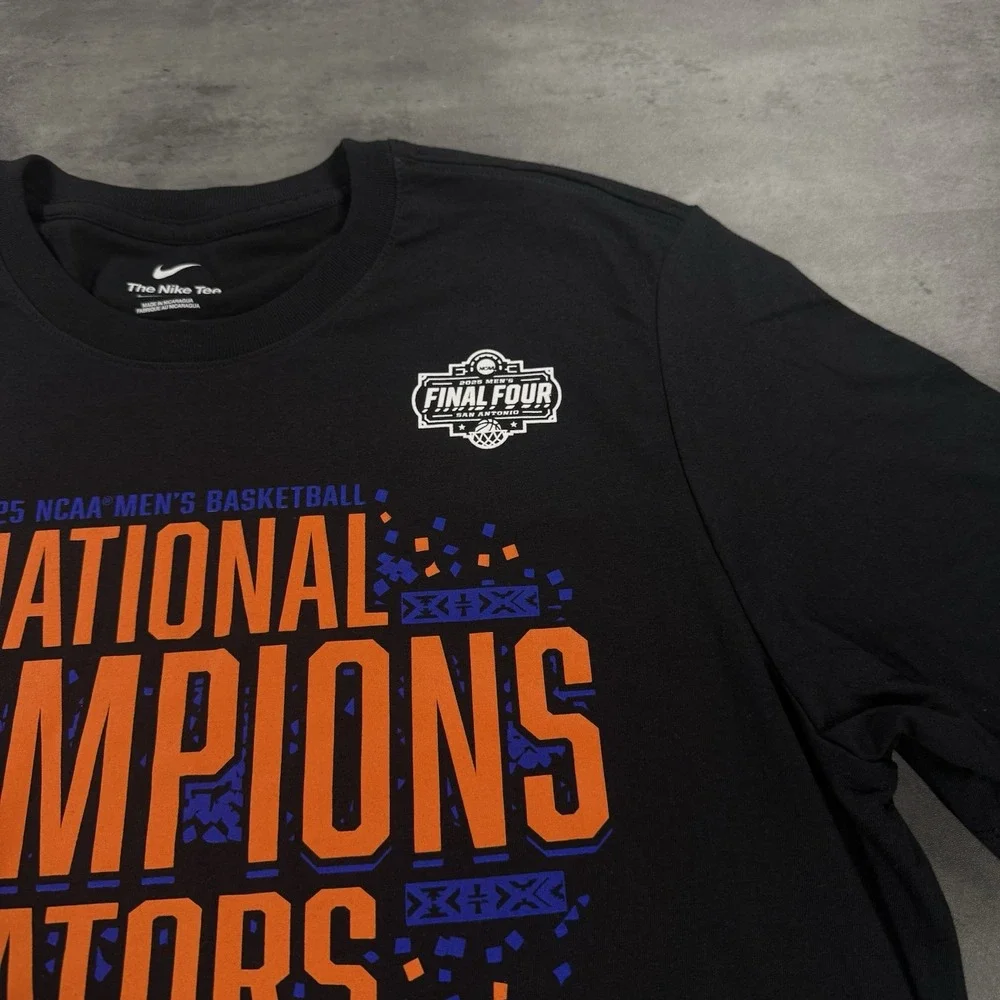 Nike Jordan Florida Gators XXL Black 2025 National Champs Locker Room Basketball